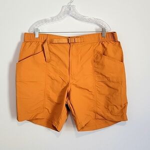 Eddie Bauer Men's Ripstop Tech Pull On Hybrid Shorts Brown Size XL NWT